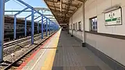 1番線ホーム(2021年4月)