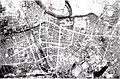 土地区画整理が完了した1956年の豊橋市街地