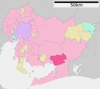 豊川市位置図