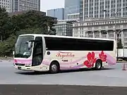 豊鉄観光バスの貸切車（三菱ふそう・エアロエース）
