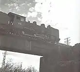 戦前の鉄橋と列車(鉄道研究家洪致文の祖父洪長庚(中国語版)が1930年代に撮影。)