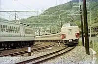 「白鳥」文字マーク時代1978年 山崎付近