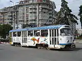 タトラT4D（広告電車、2007年撮影）