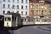 2軸車は1986年までに営業運転から撤退した(1977年撮影)