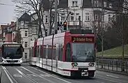 初の超低床電車・MGT6D(2022年撮影)