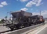 保線用ホッパ車（2016年撮影）