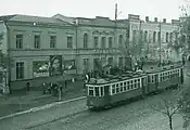 第二次世界大戦後のマリウポリ市電（1948年撮影）