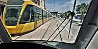 運転台からの展望（2017年撮影）
