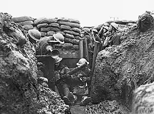 西部戦線の塹壕