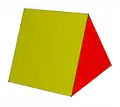 Parallel triangle wedge
