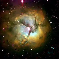 M20 三裂星雲