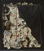 手紙のトロンプイユ (1668年)