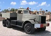 イスラエルのラトルン戦車博物館に展示されるM20トラクター。M19は大戦後、イスラエル国防軍でも使用された。