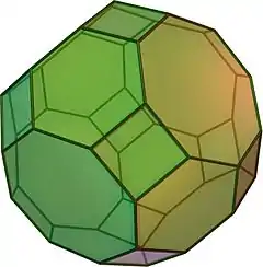斜方切頂立方八面体tr{4, 3}(頂点と辺を削る)