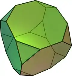 切頂六面体t{4, 3}(切頂する)