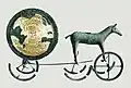 北欧の太陽を曳く戦車 紀元前1400年頃
