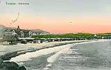ハガキ：青島の海辺