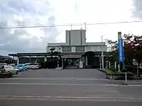 吉田日之出町の旧吉田庁舎本館(1970年度建築、現在は空き施設、同一敷地内に市水道局庁舎あり)