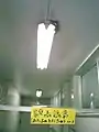 ホームセンターのトイレの中に巣を作ったツバメ。