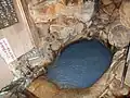つぼ湯の湯殿。