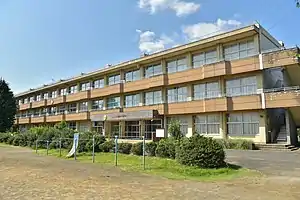 土浦市立藤沢小学校の校舎