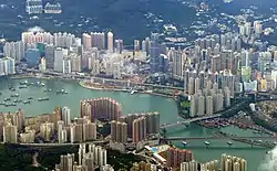 Skyline of 荃湾ニュータウン