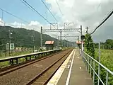 旧ホーム（2010年8月）