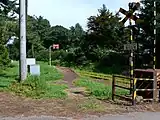 駅入口。（2010年8月）