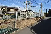 ホーム跡（2018年12月）