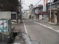 宮町、旧槻木町付近