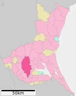 つくば市位置図