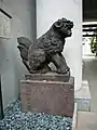 安永九年（1780年）銘の狛犬（阿形）