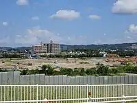 日清紡跡地(2017年9月撮影)