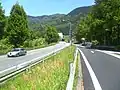 上り線 杉津PAから敦賀トンネル出口を望む