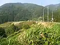 下り線 杉津PAから敦賀トンネル入口を望む