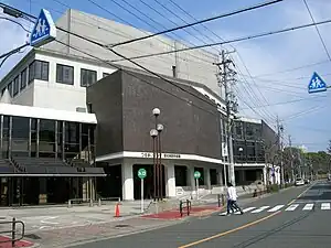 1977年に片平なぎさがプリンセスになった回の収録が行われた愛知県勤労会館(2013年取り壊し)