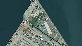 津市伊勢湾へリポートの航空写真国土交通省 国土地理院 地図・空中写真閲覧サービスの空中写真を基に作成