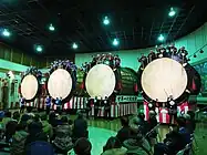 大太鼓叩き初め（中央ホール）