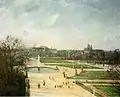 『テュイルリー庭園、朝、陽光』1900年。油彩、キャンバス、73 × 92 cm。イスラエル博物館。