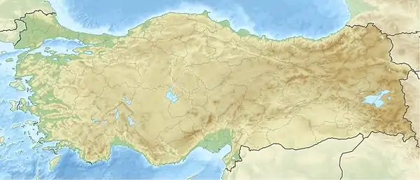 アンカラの位置（トルコ内）