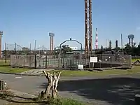 保存されている転車台
