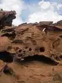 トゥウェイフルフォンテーンの岩々