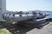 61cm4連装九二式魚雷発射管。第1術科学校にて撮影。