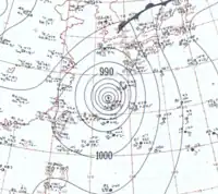台風第12号(1956年9月3日)