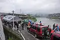 航空機事故墜落現場救助チームへの炊き出し