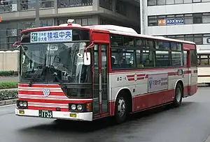 京阪京都交通前後2扉バス