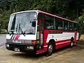 エアロバスKと同等の車体を架装したエアロスター(大井川鐵道)