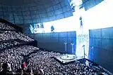 U2のオープニングライブ（2023年9月）