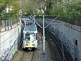 地上と地下を結ぶランプ(フランクフルト)