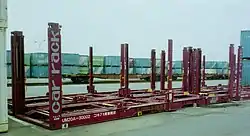 UM20A-30002 JR貨物リース所有。 ※このコンテナは最大四台積載できる。